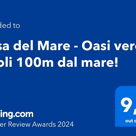 Casa Del Mare - Oasi A 100m Dal Mare! شقة